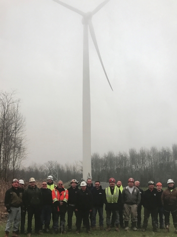 The 1.7-megawatt wind turbine is expected to save the Seneca Nation an estimated $360,000 annually, reducing monthly electricity bills for some 1,000 Seneca households. The 1.7-megawatt wind turbine is expected to save the Seneca Nation an estimated $360,000 annually, reducing monthly electricity bills for some 1,000 Seneca households.