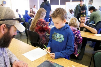 Parents played an important role in the Museum of Idaho â Fluor Idahoâs Engineering Day by helping their children understand engineering design can be fun. Parents played an important role in the Museum of Idaho â Fluor Idahoâs Engineering Day by helping their children understand engineering design can be fun.