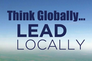 This year's theme for Energy Action Month is "Think Globally ... Lead Locally." | Image courtesy of the Energy Department. This year's theme for Energy Action Month is "Think Globally ... Lead Locally." | Image courtesy of the Energy Department.