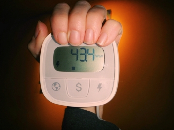Electricity usage monitors make it easy to measure the electricity consumed by any device that runs on 120 volts. Photo by Alexis Powers Electricity usage monitors make it easy to measure the electricity consumed by any device that runs on 120 volts. Photo by Alexis Powers