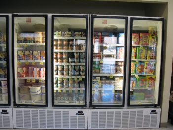 If accepted, a new energy efficiency rule on walk-in coolers and freezers proposed by the Energy Department could cut energy bills by up to $24 billion over 30 years. | Photo by Lynn Billman, NREL. If accepted, a new energy efficiency rule on walk-in coolers and freezers proposed by the Energy Department could cut energy bills by up to $24 billion over 30 years. | Photo by Lynn Billman, NREL.