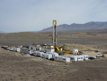 Sierra Geothermal discovered temperatures hot enough for large-scale geothermal energy production at one of its wells near Silver Peak, Nev. | Photo courtesy of Sierra Geothermal Sierra Geothermal discovered temperatures hot enough for large-scale geothermal energy production at one of its wells near Silver Peak, Nev. | Photo courtesy of Sierra Geothermal