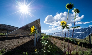 Solar energy benefits homeowners, the job market, and the planet. | Photo courtesy of Dennis Schroeder, National Renewable Energy Lab Solar energy benefits homeowners, the job market, and the planet. | Photo courtesy of Dennis Schroeder, National Renewable Energy Lab
