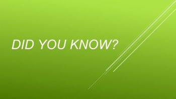 Fun and interesting facts about fossil energy and FE research Fun and interesting facts about fossil energy and FE research