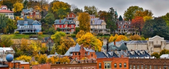 The City of Dubuque, Iowa, features a rich history, a diverse arts and cultural scene, and abundant natural beauty, including majestic limestone bluffs along the Mississippi riverfront. Sustainability is among the cityâs top priorities for the future. | Photo courtesy of the City of Dubuque. The City of Dubuque, Iowa, features a rich history, a diverse arts and cultural scene, and abundant natural beauty, including majestic limestone bluffs along the Mississippi riverfront. Sustainability is among the cityâs top priorities for the future. | Photo courtesy of the City of Dubuque.