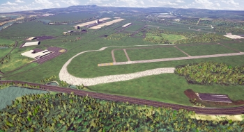 An artist rendering of the East Tennessee Technology Park when cleanup is complete in 2020. EM is working to complete cleanup at the site so it can be transferred and converted into a privately-owned and operated industrial park. An artist rendering of the East Tennessee Technology Park when cleanup is complete in 2020. EM is working to complete cleanup at the site so it can be transferred and converted into a privately-owned and operated industrial park.
