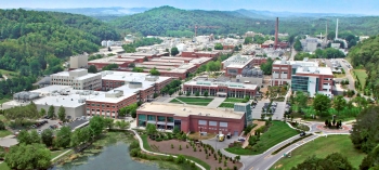 An aerial view of the Oak Ridge National Laboratory campus. An aerial view of the Oak Ridge National Laboratory campus.