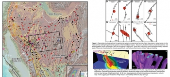 Energy Department investments in adapting play fairway analysis to geothermal exploration could yield a potential 30 gigawatts of additional power from energy hidden deep in the Earth. In this poster, the University of Nevada at Reno illustrates the discovery of blind geothermal systems in the Great Basin Region, which spans 5 western states. source: James Faulds, Nevada Bureau of Mines and Geology Energy Department investments in adapting play fairway analysis to geothermal exploration could yield a potential 30 gigawatts of additional power from energy hidden deep in the Earth. In this poster, the University of Nevada at Reno illustrates the discovery of blind geothermal systems in the Great Basin Region, which spans 5 western states. source: James Faulds, Nevada Bureau of Mines and Geology