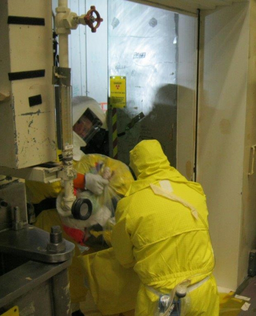 hazardous materials removal workers