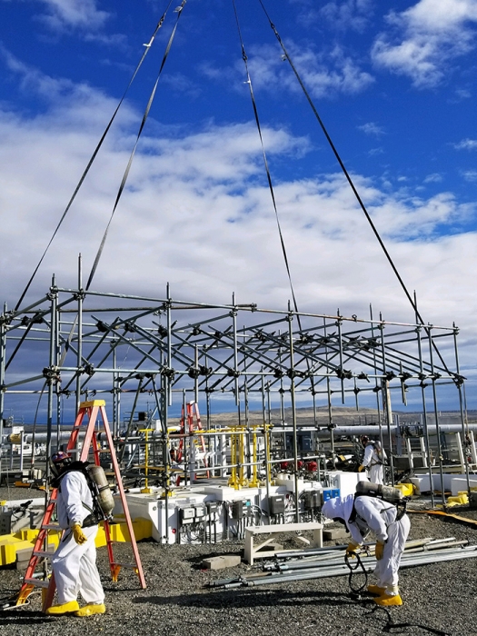 Demobilization Activities Progress At Hanford S C Farm
