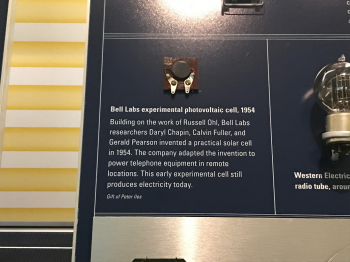 First Practical Solar Cell