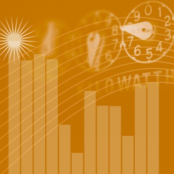 a stylized image of a graph.