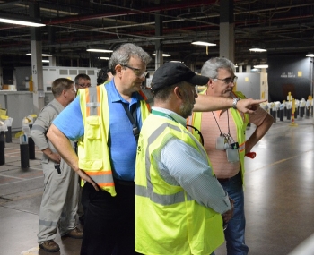 Roger Jarrell toured EM Portsmouth Site.