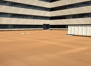 Over 2,000 square feet of the propertyâs ballroom roof were replaced with a refreshed facade improving its R-value, or insulation effectiveness.