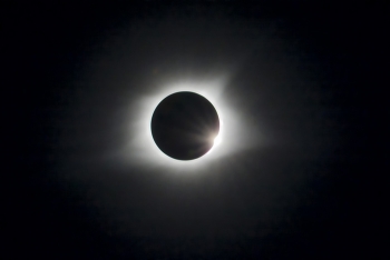 Workers began viewing the solar eclipse at EM's Paducah Site in Kentucky just before noon Aug. 21, with the moon completely blocking out the sun at 1:22 p.m. for just over 2 minutes.