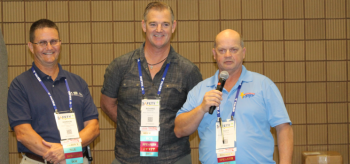 Gordon Denman, RJ Debevec, and Rocky Simmons share the MSA experience Figure 2. Gordon Denman, RJ Debevec, and Rocky Simmons share the MSA experience