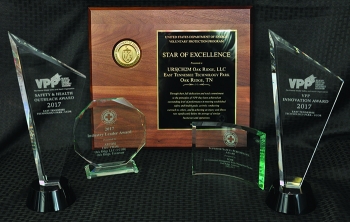 Oak Ridge Office of Environmental Management contractor URS|CH2M Oak Ridge received several safety-related awards this year.