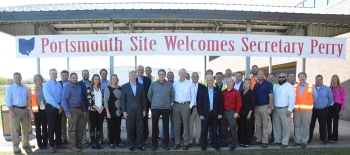 Energy Secretary Rick Perry recently toured EMâs Portsmouth Gaseous Diffusion Plant Site