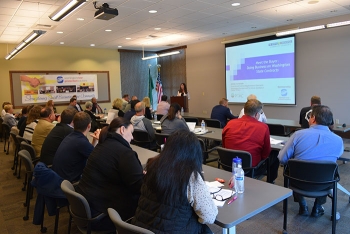 Thirty business representatives gathered for the regionâs first Meet the Buyer program of 2017.
