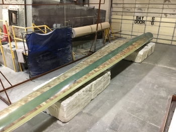 Blade 0, pictured above, is the first wind blade manufactured from a 3D-printed mold through a partnership between the Advanced Manufacturing Office, Wind Energy Technologies Office, national labs, and private sector partners