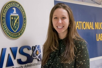 Jessica Jagmin Brookins of NNSA's Office of Material Management and Minimization
