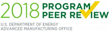 2018 Advanced Manufacturing Office Program Peer Review July 17-18, 2018