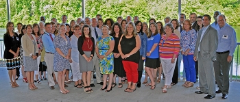 The 2017 grant winners gather with URS | CH2M Oak Ridge representatives.