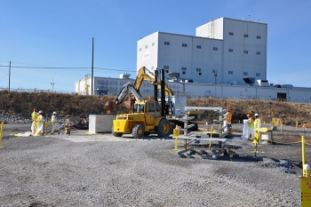 A project underway on the footprint of K-25, which was once the worldâs largest building and one of EMâs largest cleanup projects.