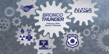 NNSA's Bronco Thunder exercise logo