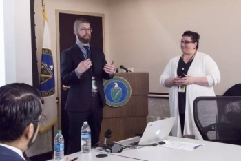 John Hayes and Sandy Thompson of Pacific Northwest National Laboratory