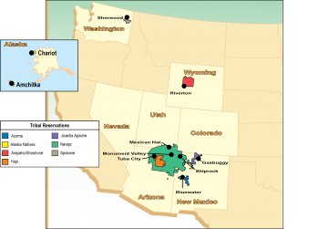 2016 Tribal Collaboration Map 2016 Tribal Collaboration Map