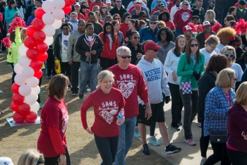Wallis Spangler, Savannah River Nuclear Solutions Senior Vice President of NNSA Operations and Programs, has a multi-year affiliation with the Central Savannah River Area Heart Walk.