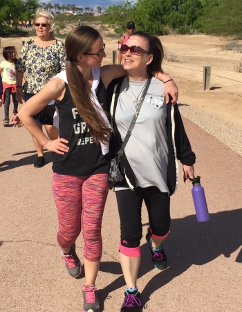 Heather Priest of the Nevada National Security Site volunteers to feed the homeless, walks for cures, organizes food and clothing drives, and much more.