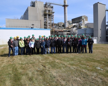 A group of Canadian representatives attended the annual inspection of the Hallam Decommissioned Reactor Site at the Sheldon Power Station in Hallam, Nebraska.