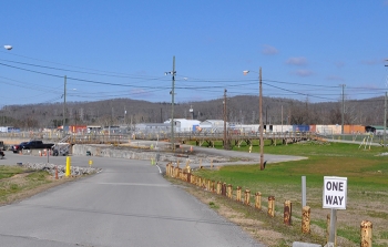 Before-and-after photos show how removal of the tie lines eliminates risks and improves the siteâs aesthetics.