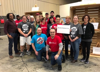 Bechtelâs NextGen and Women@Bechtel employee resource groups volunteer at the Bite2Go Builds and mobile markets throughout the year.