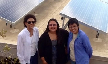 Photo of Chelsea Chee and other 2013 interns.