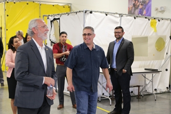 U.S. Rep. Dan Newhouse of Washington recently toured EMâs Volpentest Hazardous Materials Management and Emergency Response Federal Training Center (HAMMER) at the Hanford Site.