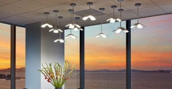 ceiling mounted, hanging oled lighting.