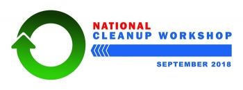 Find out more about the 2018 National Cleanup Workshop 2018 National Cleanup Workshop logo