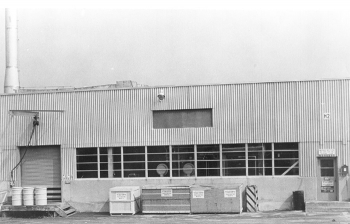 Building H2, shown here in the 1950s, supported research early in the Cold War into chemical separation of plutonium for the nation's strategic defense.