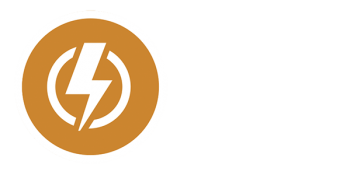 Icon of a lightning bolt with a circle around it.