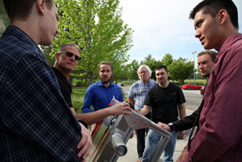 WSU students explain how their equipment design improves the sensitivity of gamma spectroscopy systems in support of atmospheric radionuclide measurement.