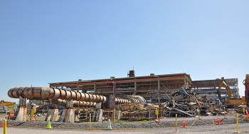 One of the four test loops that were part of Building K-633.