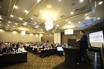 Professor S. Jack Hu, Vice President for Research at University of Michigan, welcomed participants to the University Program Review.