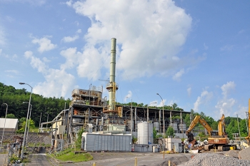 Demolition is underway on the TSCA Incinerator. The facility treated more than 35 million pounds of waste during its 20 years of operations.