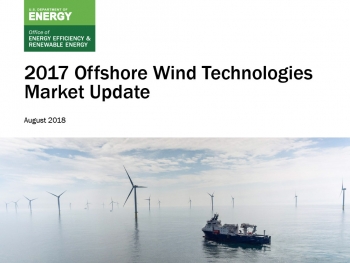 Cover of the 2017 Offshore Wind Technologies Market Update.