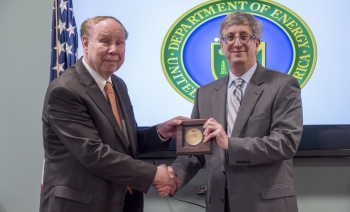 Roland Frenck and NNSA Associate Administrator for Acquisition & Project Management Robert B. Raines