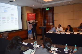 Tan Yoke Ping of Singaporeâs National Environment Agency shares his country's experience in implementing the Additional Protocol, which resonated with the participants from Tuvalu and Papua New Guinea.