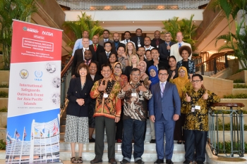 Asia Pacific Island officials signal their approval at a July workshop where they joined safeguards experts from the U.S., Indonesia, Singapore, and the IAEA in Jakarta.
